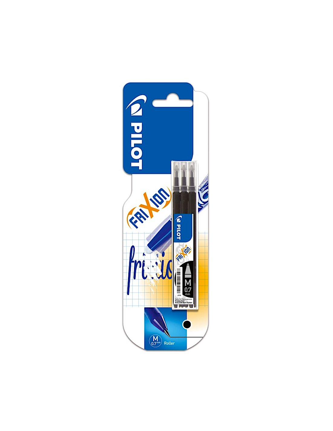 PILOT CONF 3 RICARICHE FRIXION NERO 0,7MM
