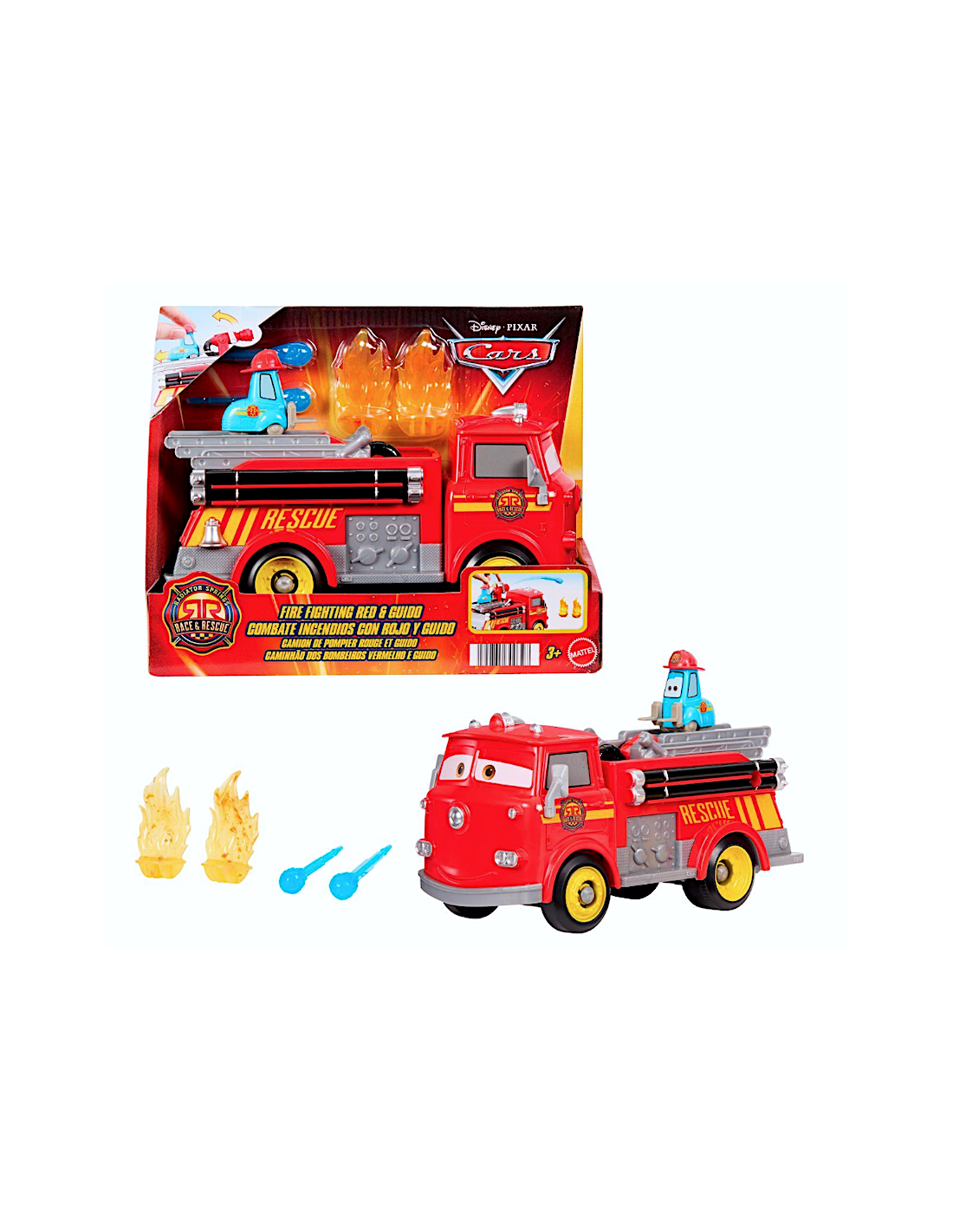 Disney Pixar Cars Red e Guido Pompieri | Shopincasa.it