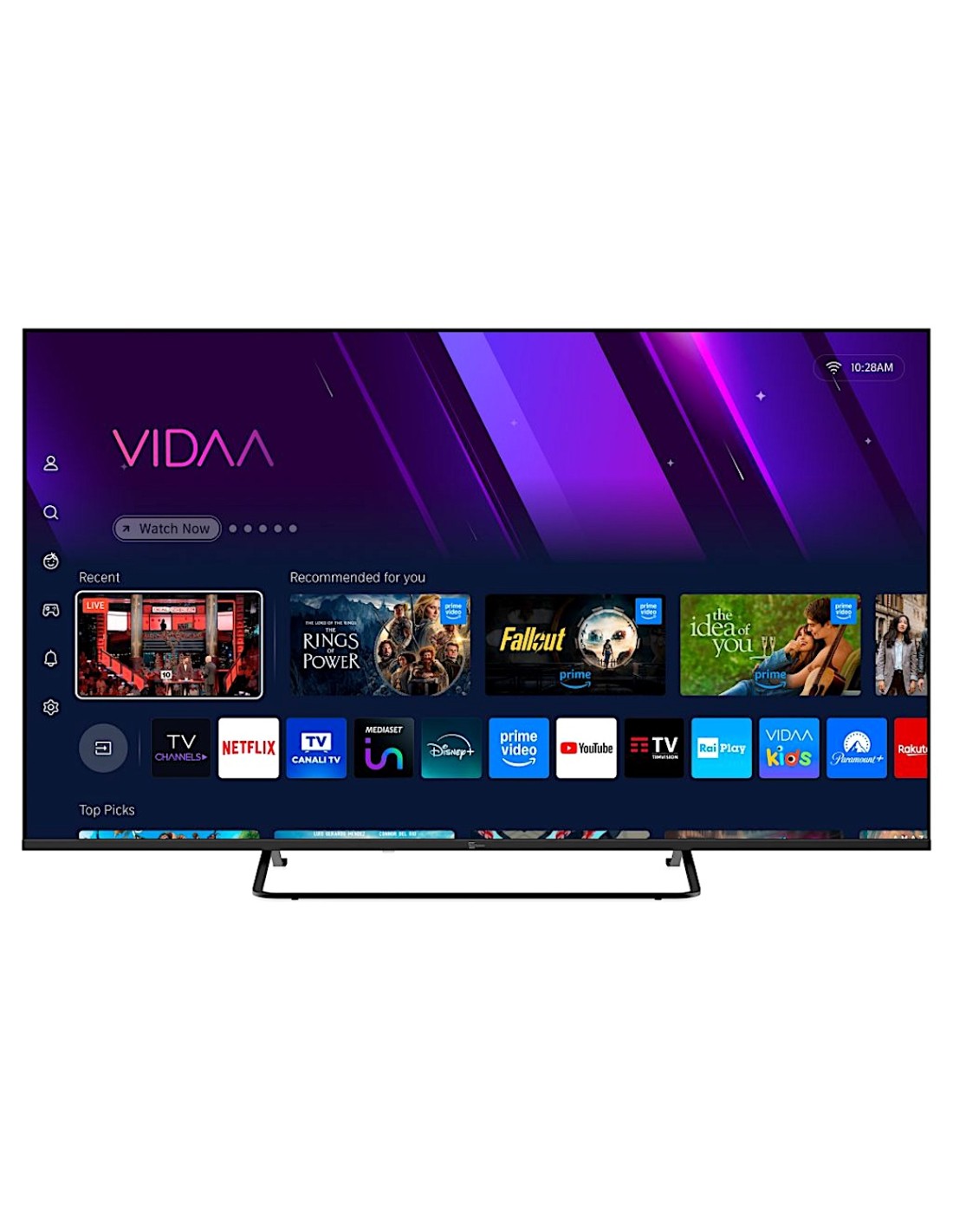 TV 50 QLED 28000251 UHD 4K T2 SMART VIDAA TELESYSTEM