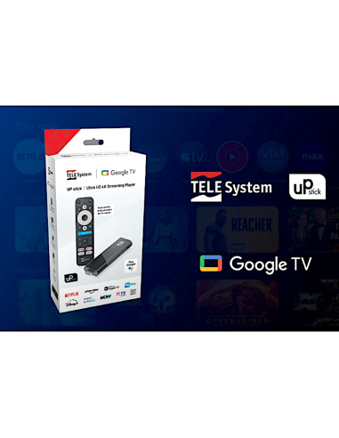 UP STICK 21005359 STREAMER 4K GOOGLE TV WIFI BT TELESYSTEM