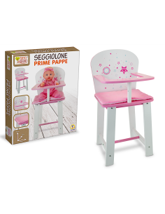 Seggiolone in Legno H55CM Fatto di Legno Gioco Educativo | Shop in Casa