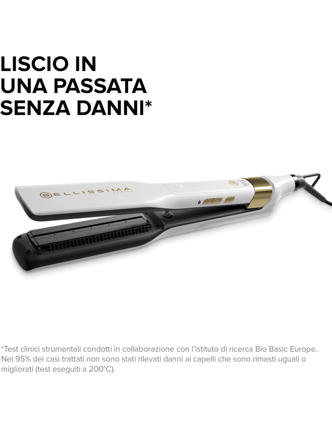 Bellissima Imetec Steam Elixir Piastra a Vapore con Olio di Argan | shopincasa.it