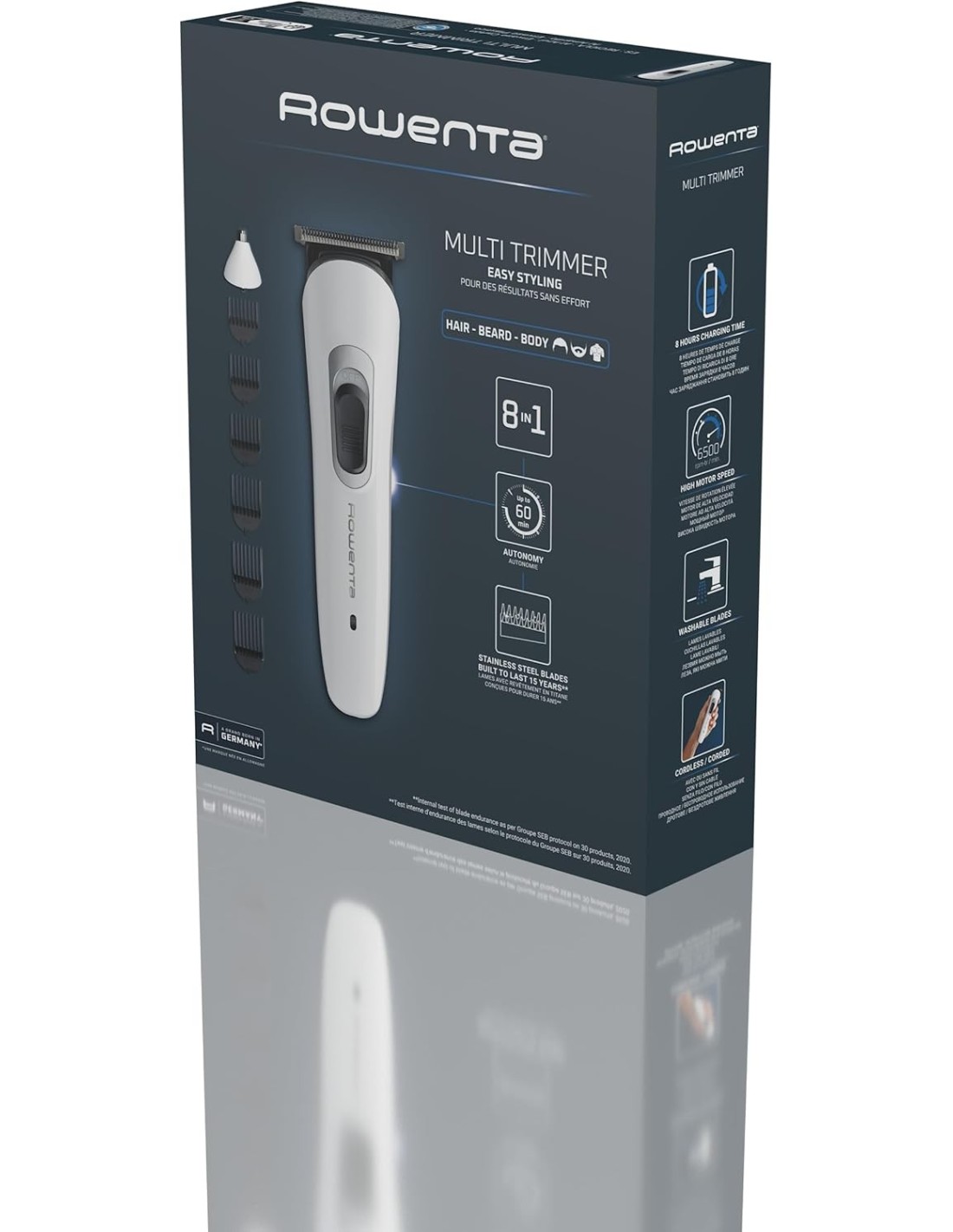 Rowenta Trim & Style 8 in 1 Regolabarba Multifunzione | shopincasa.it
