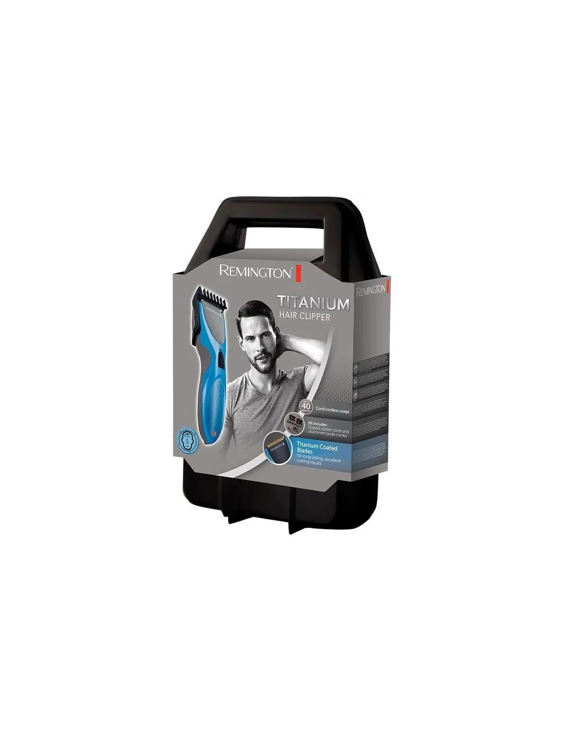 Remington HC335 Tagliacapelli Ricaricabile Nero/Blu | shopincasa.it