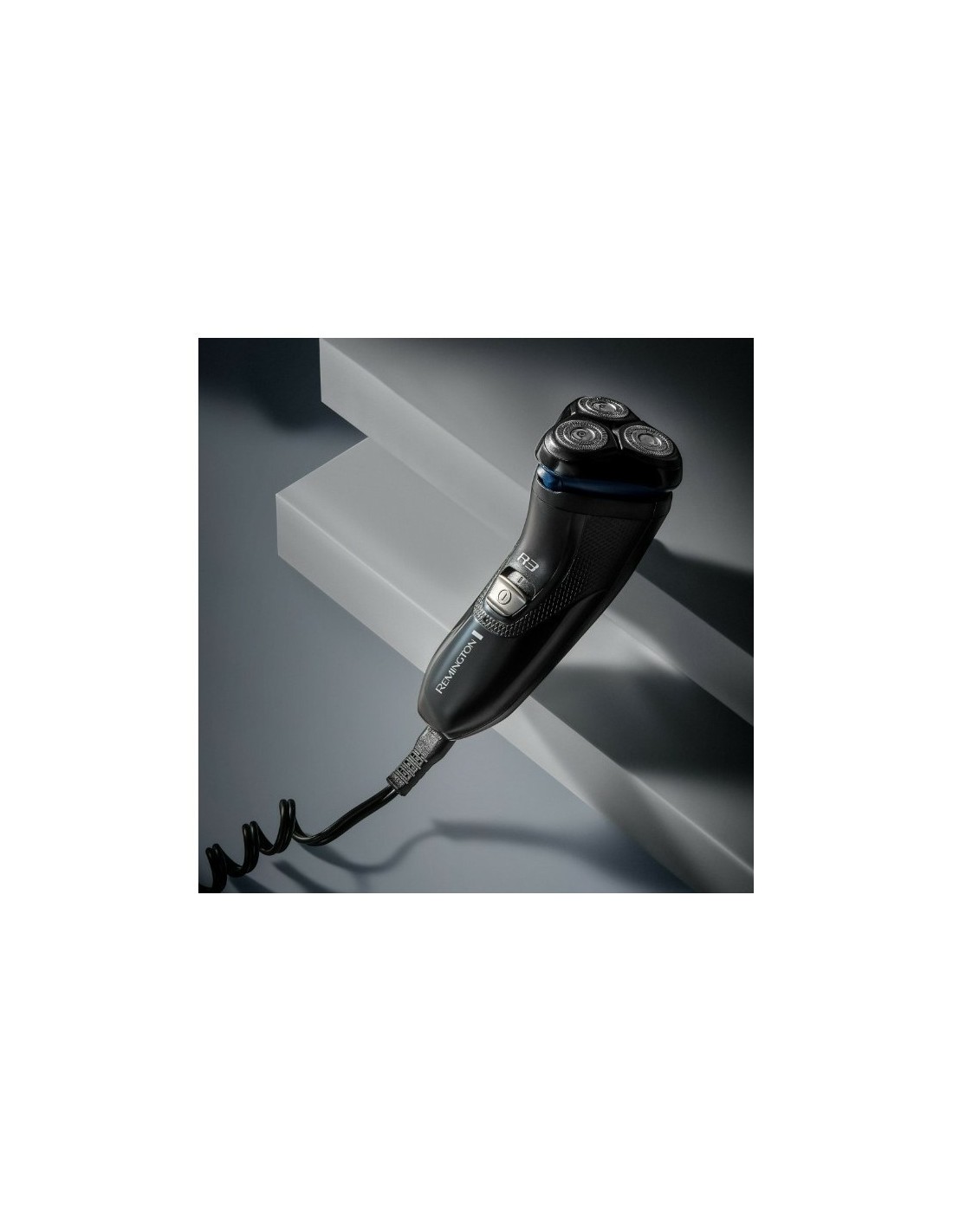 Remington R3002 Trimmer Rotante Uomo con 3 Testine Nero/Grigio | shopincasa.it