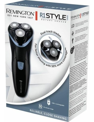 Remington R1000 Rasoio Elettrico 3 Testine Rotanti Nero/Blu | shopincasa.it