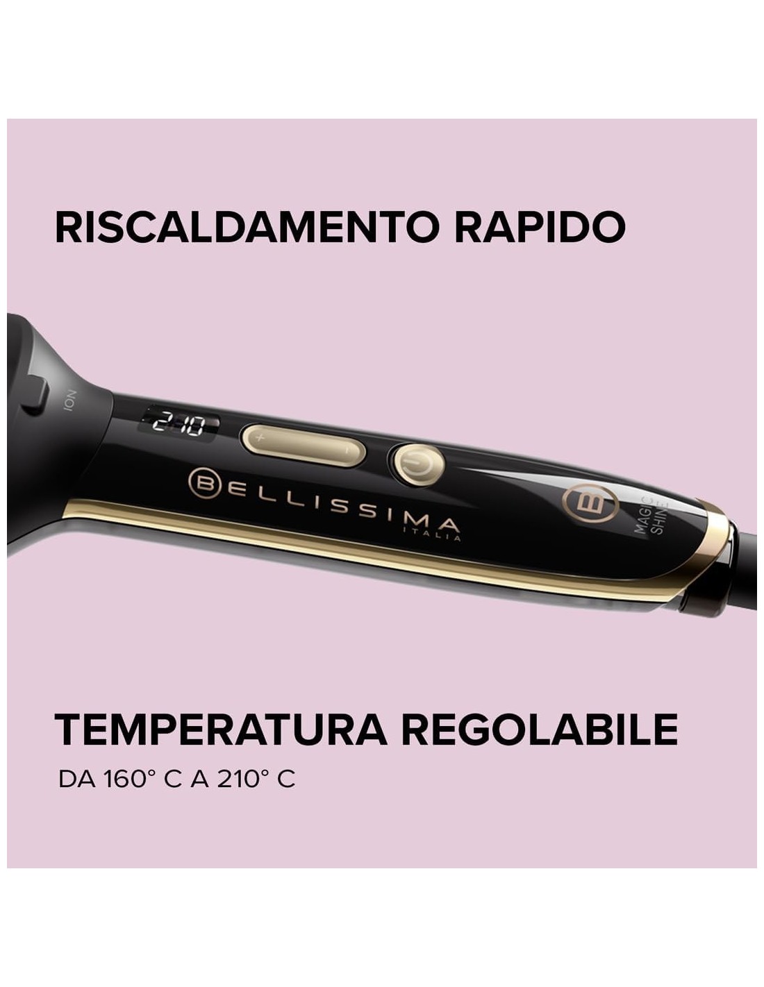Bellissima Imetec Magic Shine – Spazzola Elettrica Lisciante