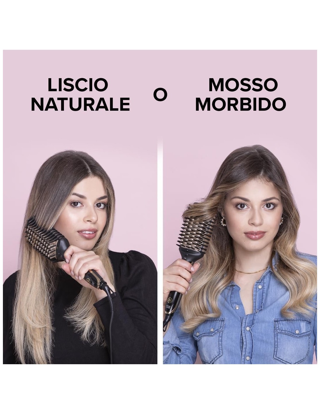 Bellissima Imetec Magic Shine – Spazzola Elettrica Lisciante
