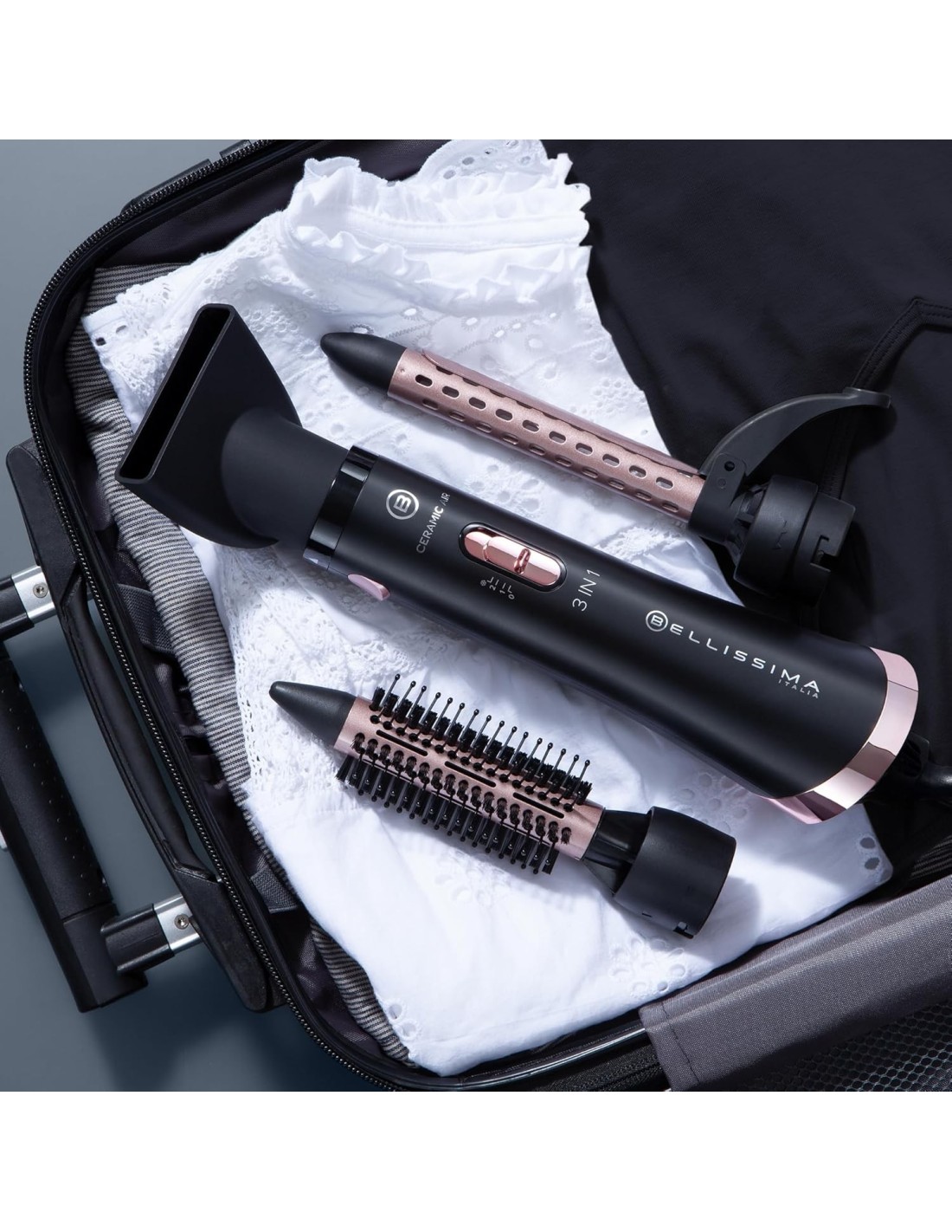 Bellissima Imetec Ceramic Air 3 in 1 – Spazzola ad Aria Calda