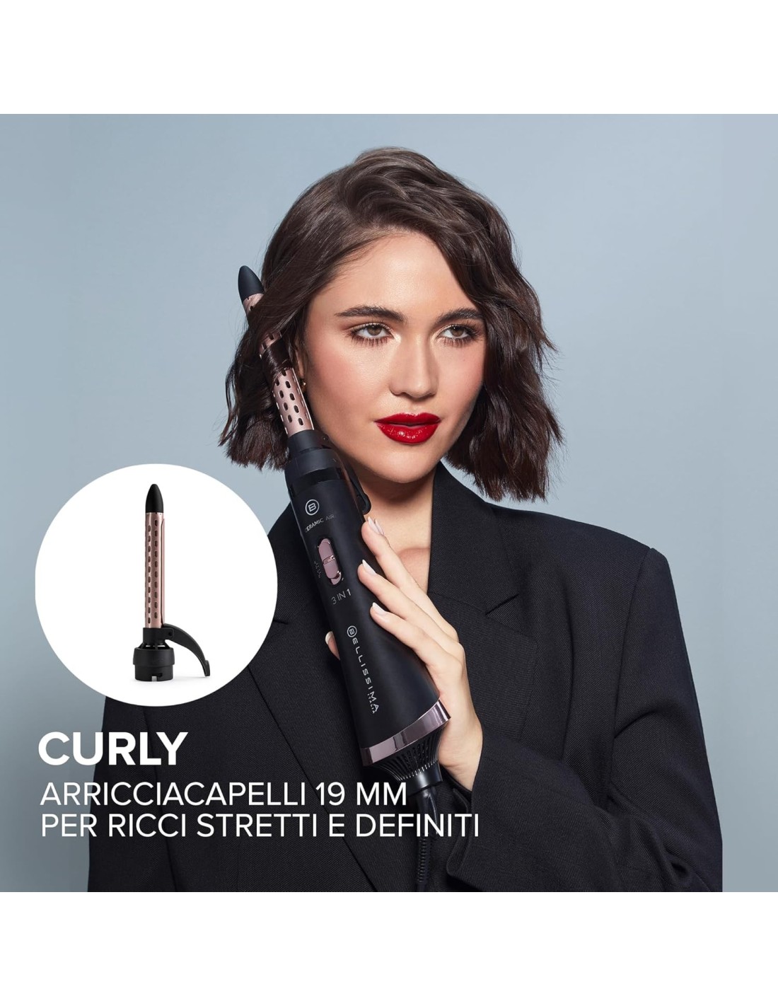 Bellissima Imetec Ceramic Air 3 in 1 – Spazzola ad Aria Calda