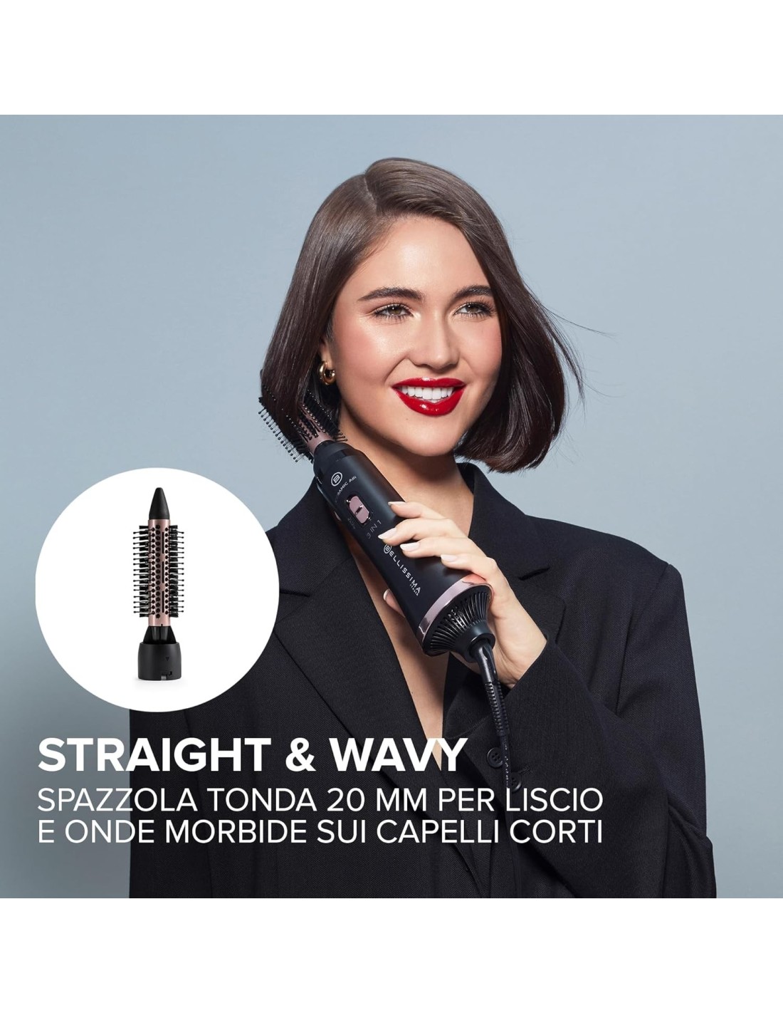 Bellissima Imetec Ceramic Air 3 in 1 – Spazzola ad Aria Calda
