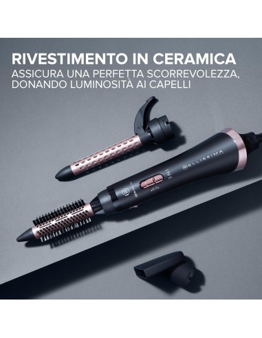 Bellissima Imetec Ceramic Air 3 in 1 – Spazzola ad Aria Calda