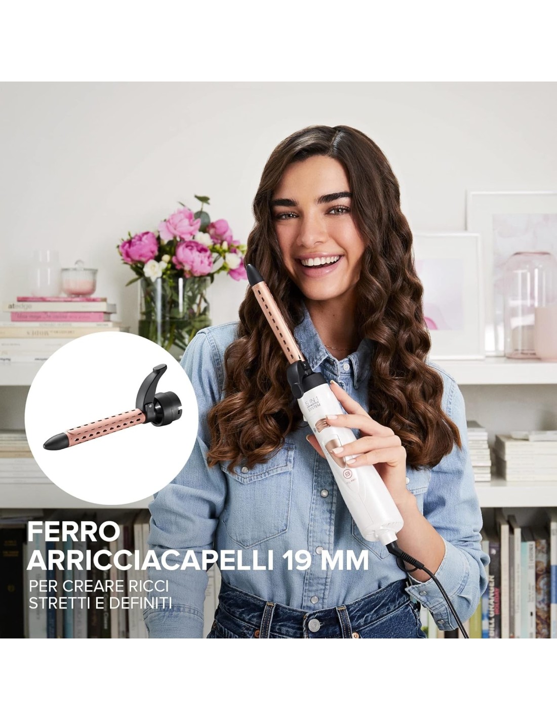 Bellissima Imetec GH18 1100 – Spazzola Ad Aria Calda 5 in 1