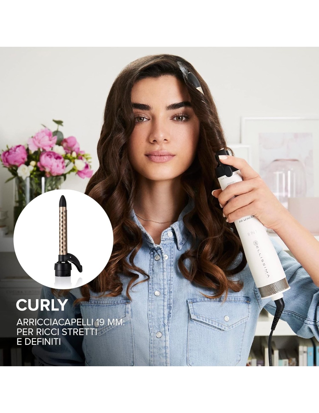 Bellissima Imetec Air Wonder – Spazzola Ad Aria Calda 8 in 1