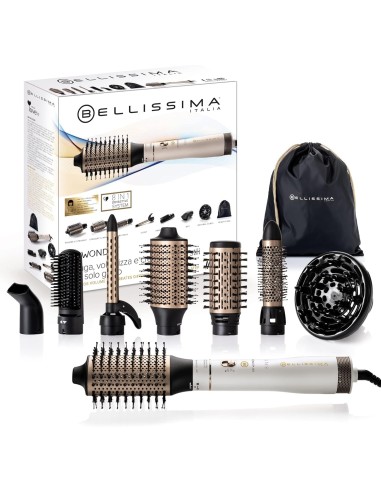 Bellissima Imetec Air Wonder – Spazzola Ad Aria Calda 8 in 1