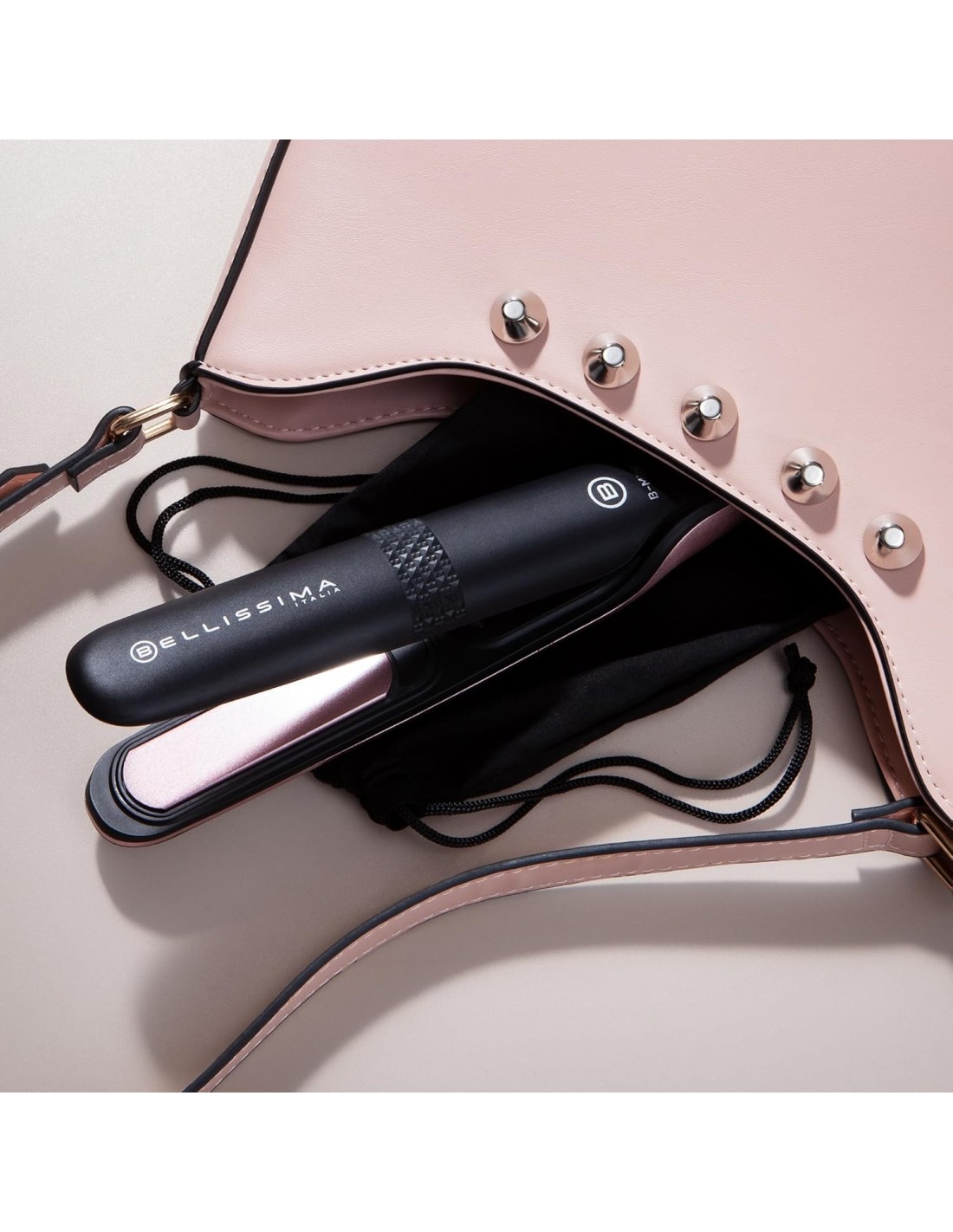 Bellissima Imetec B-Mini – Piastra Capelli Compatta da Viaggio, Ceramica, 200°C