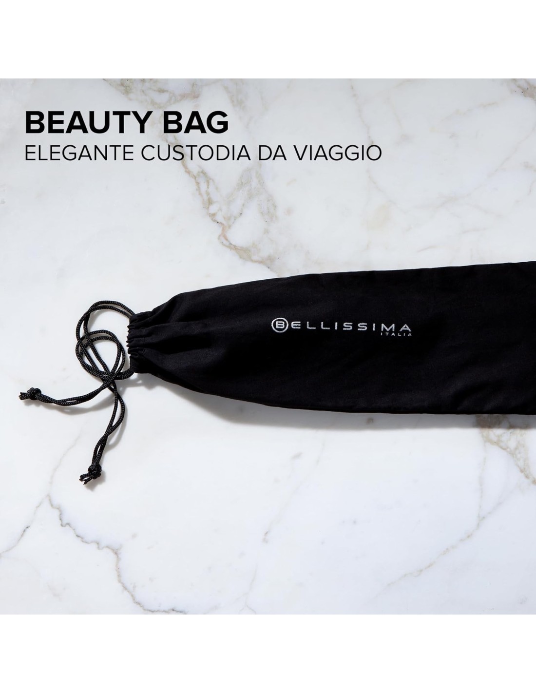 Bellissima Imetec B-Mini – Piastra Capelli Compatta da Viaggio, Ceramica, 200°C