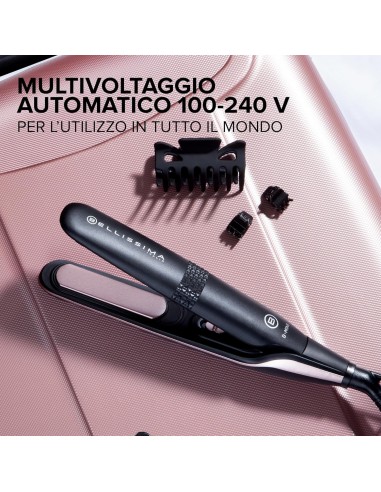 Bellissima Imetec B-Mini – Piastra Capelli Compatta da Viaggio, Ceramica, 200°C
