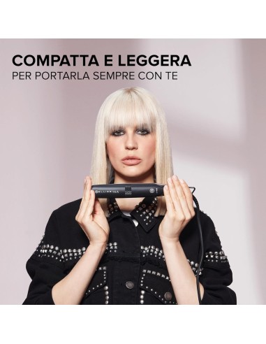 Bellissima Imetec B-Mini – Piastra Capelli Compatta da Viaggio, Ceramica, 200°C