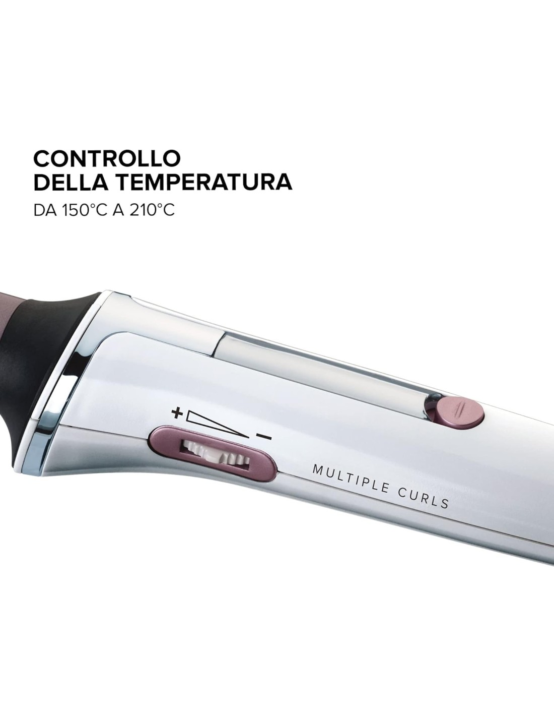 Bellissima Imetec GT15 200 – Ferro Arricciacapelli Conico 18–25 mm, Rivestimento Ceramica
