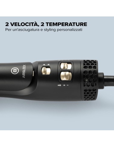 Bellissima Imetec AirSleek – Piastra Asciugacapelli 2 in 1 con Tecnologia a Ioni