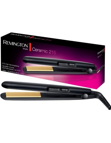 Remington Ceramic S1450 – Piastra Capelli 215°C, Riscaldamento Rapido, Compatta