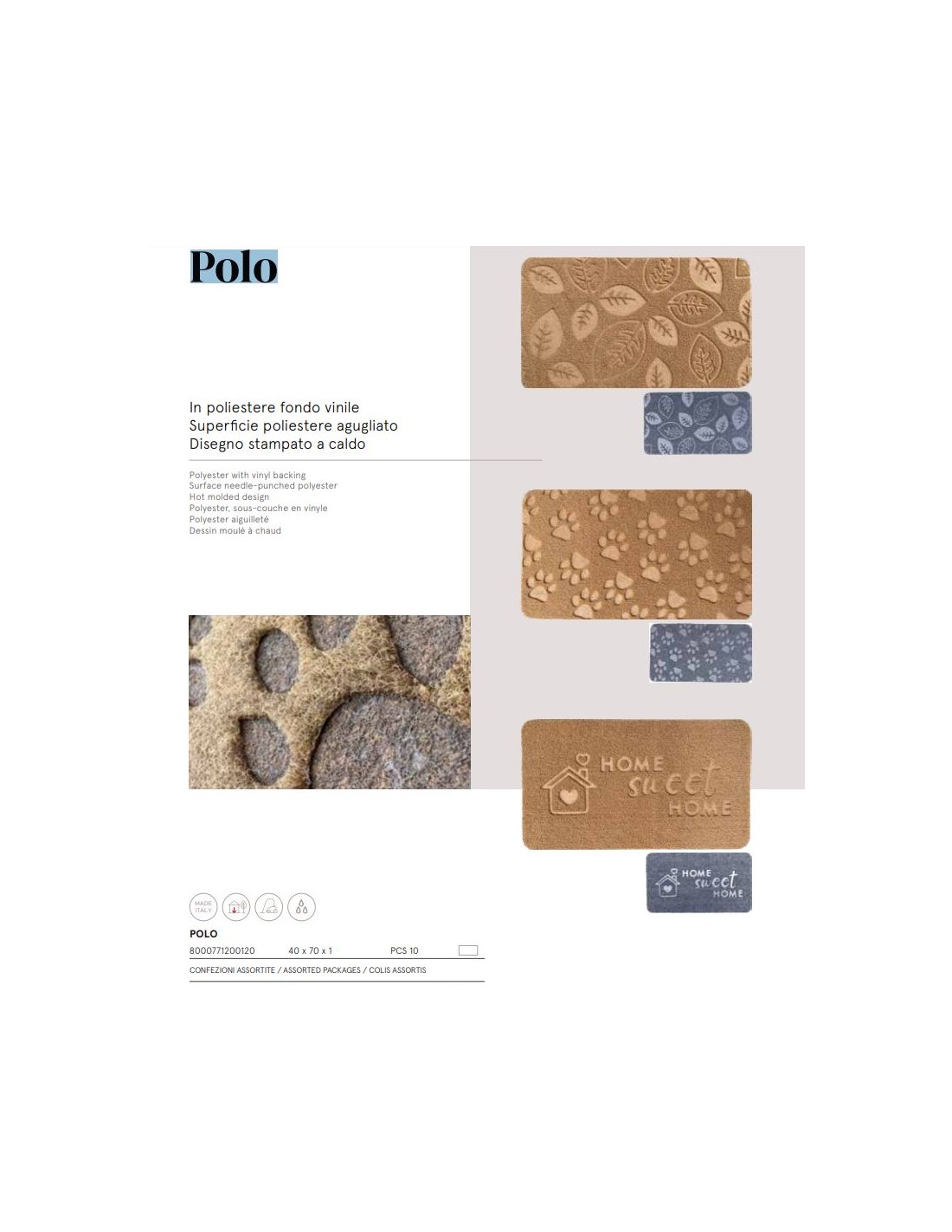 ZERBINO POLO 40X70