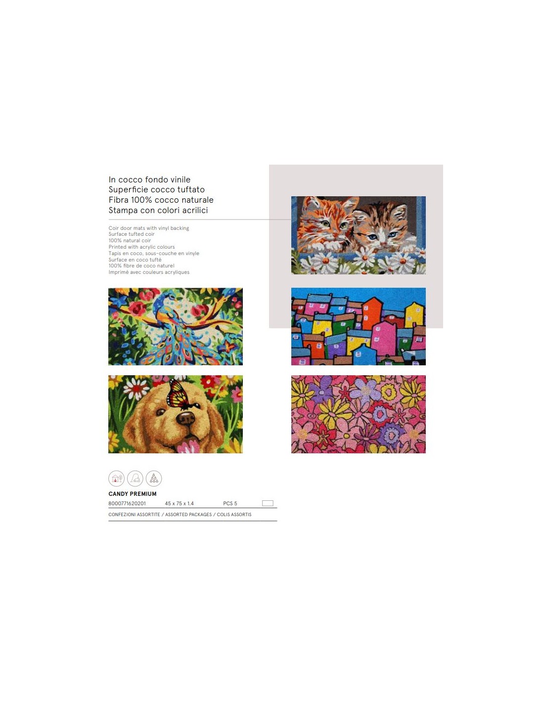 ZERBINO CANDY PREMIUM 45X75
