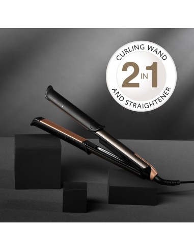 Remington S6077 Multistyler 2 in 1 Caldo Bronzo e Grigio | shopincasa.it