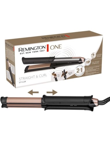 Remington S6077 Multistyler 2 in 1 Caldo Bronzo e Grigio | shopincasa.it