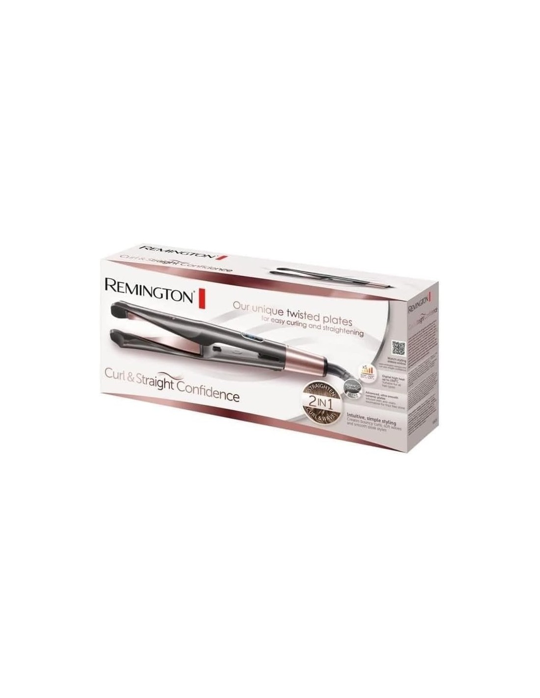 Remington S6606 Piastra per Capelli 2 in 1 Lisci e Ricci | shopincasa.it
