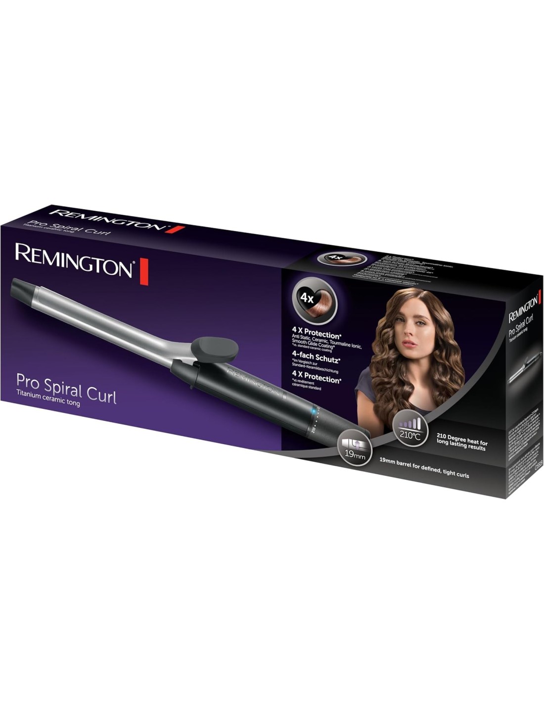 Remington CI5519 Ferro Arricciacapelli 19 mm Pro Spiral Curl | shopincasa.it