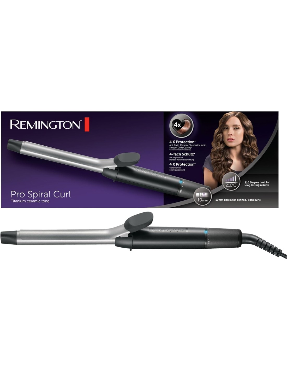 Remington CI5519 Ferro Arricciacapelli 19 mm Pro Spiral Curl | shopincasa.it