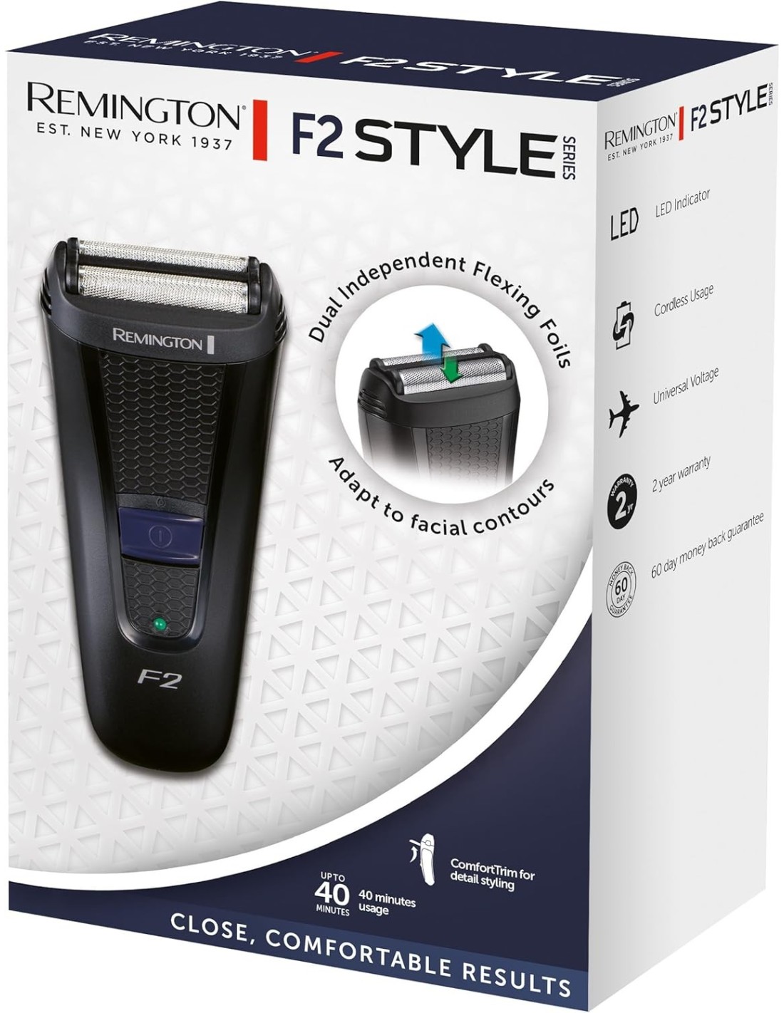 Remington F2002 Rasoio Elettrico a Lamina Style Series F2 | shopincasa.it