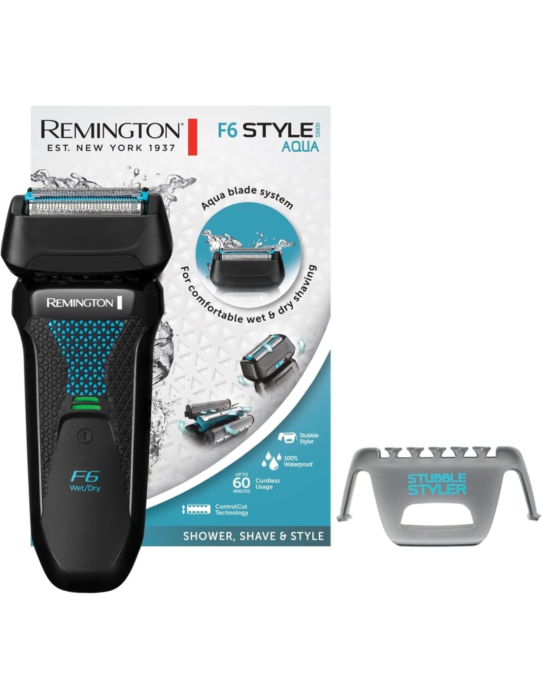 Remington F6000 Rasoio Elettrico a Lamina Impermeabile Series Aqua F6 | shopincasa.it