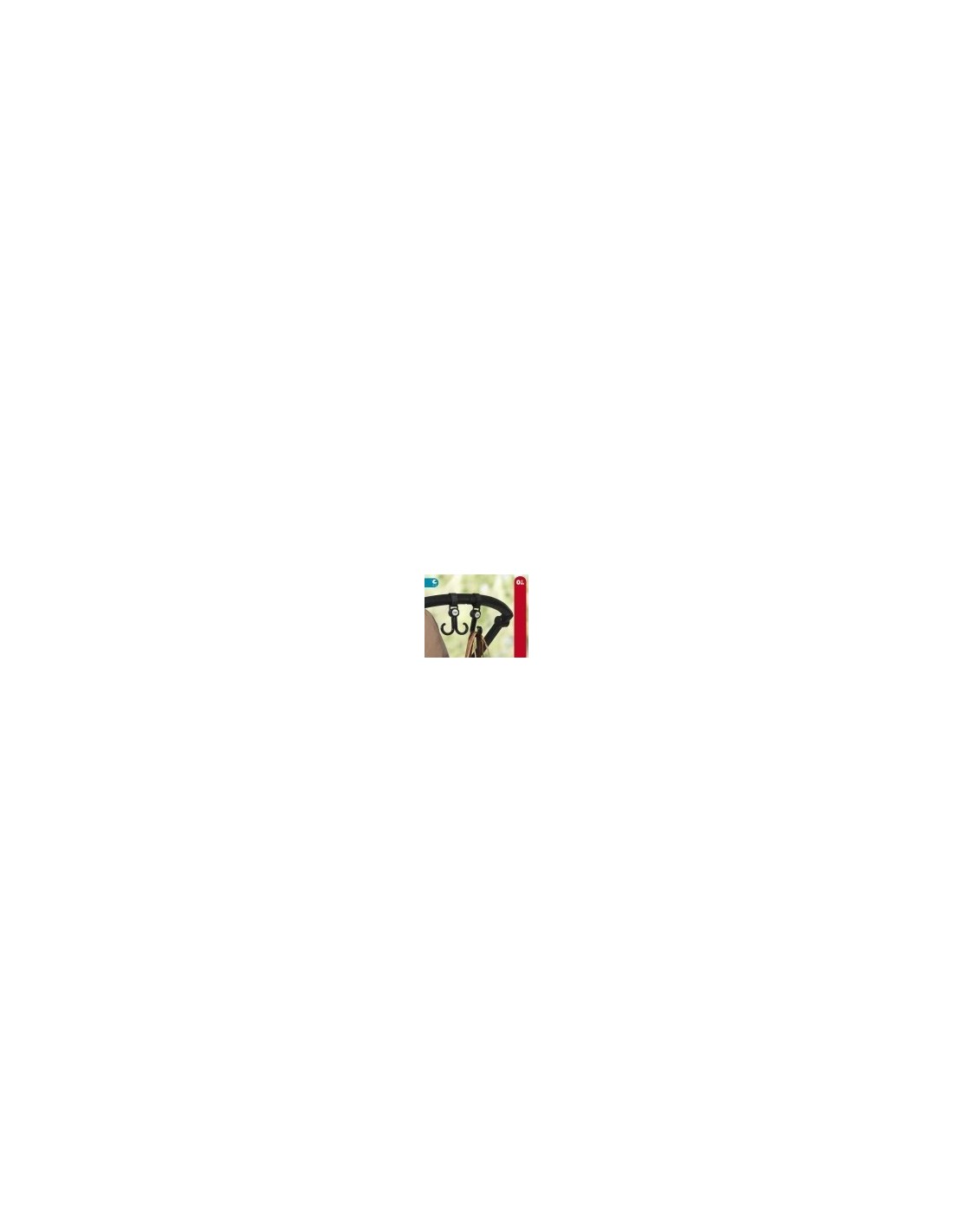 Ganci Doppi Passeggino – Set 2 Universali con Velcro | shopincasa.it