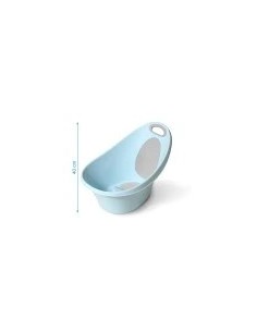Vasca da Bagno Neonati Blu con Sedile Ergonomico e Antiscivolo | shopincasa.it