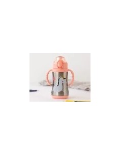 Bottiglia Allenamento Unicorno Rosa/Salvia 280ml in Acciaio Inox – Sicura e Termica