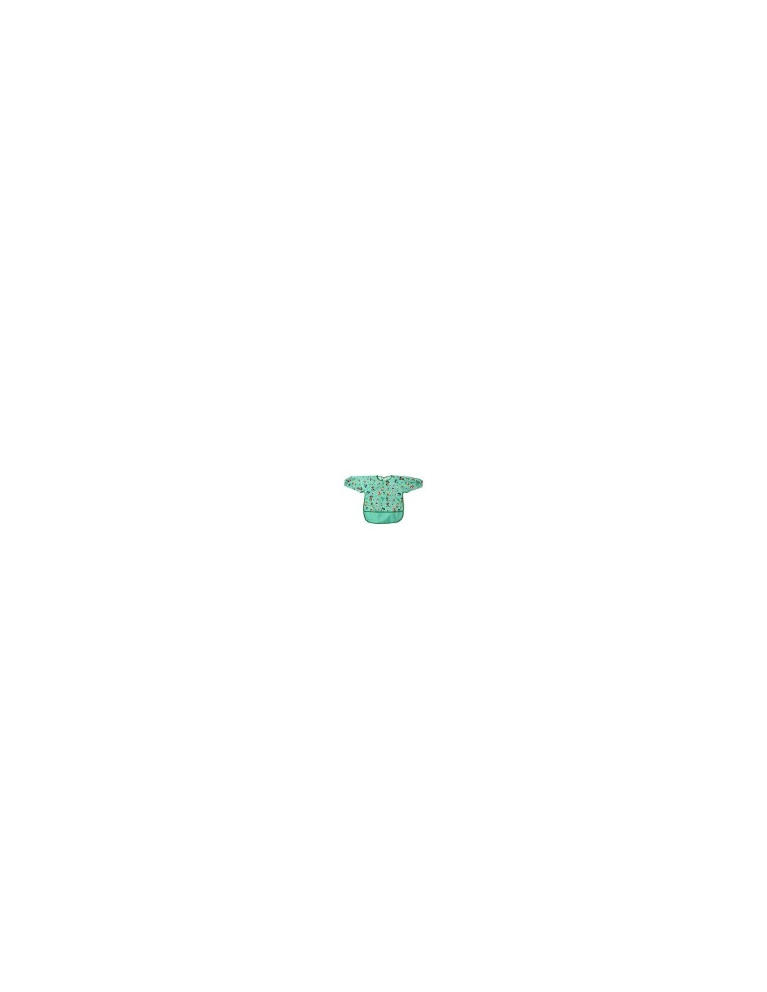 Bavaglino impermeabile con maniche verde per bambini - shopincasa.it