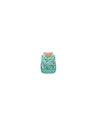 Bavaglino impermeabile con maniche verde per bambini - shopincasa.it
