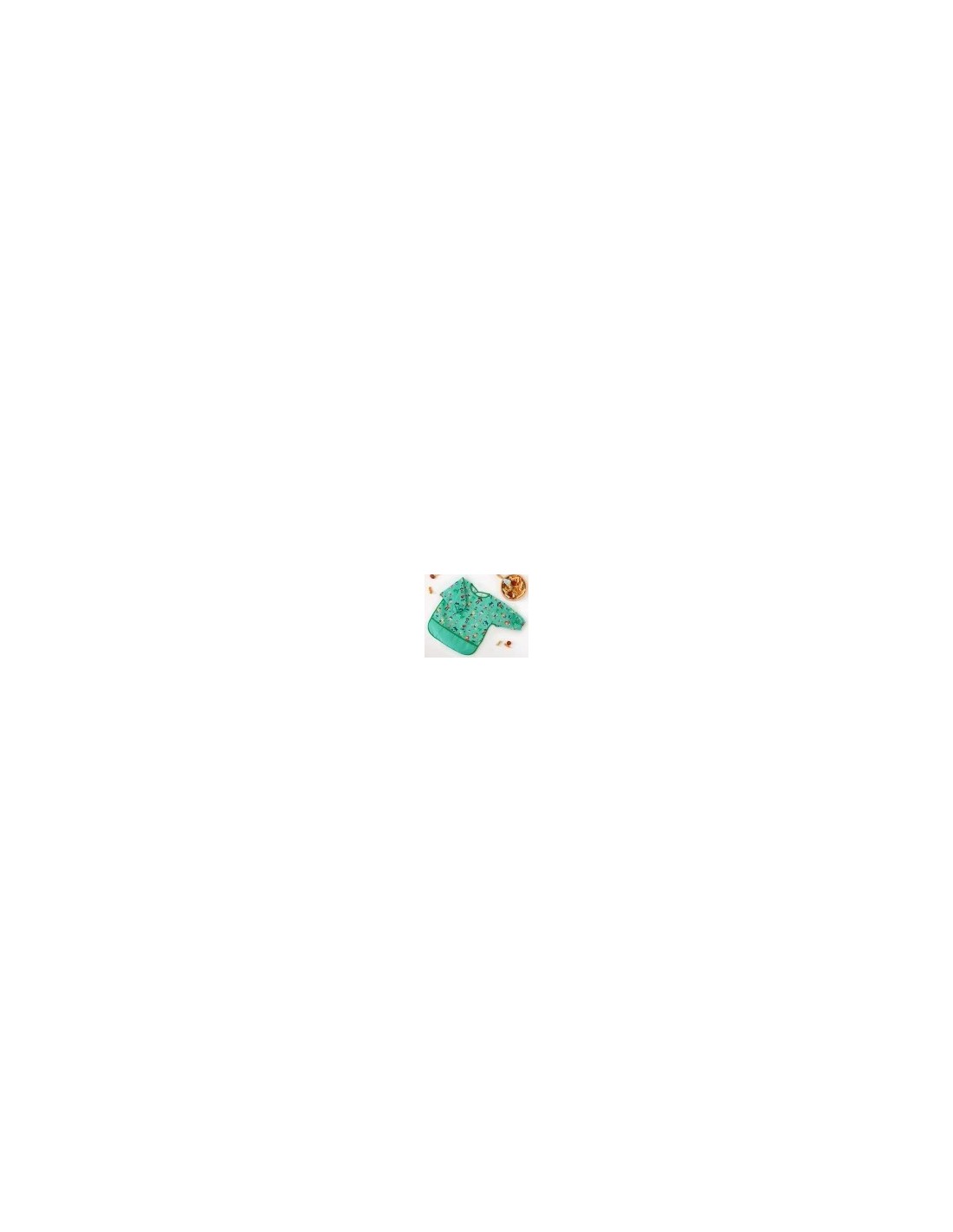 Bavaglino impermeabile con maniche verde per bambini - shopincasa.it
