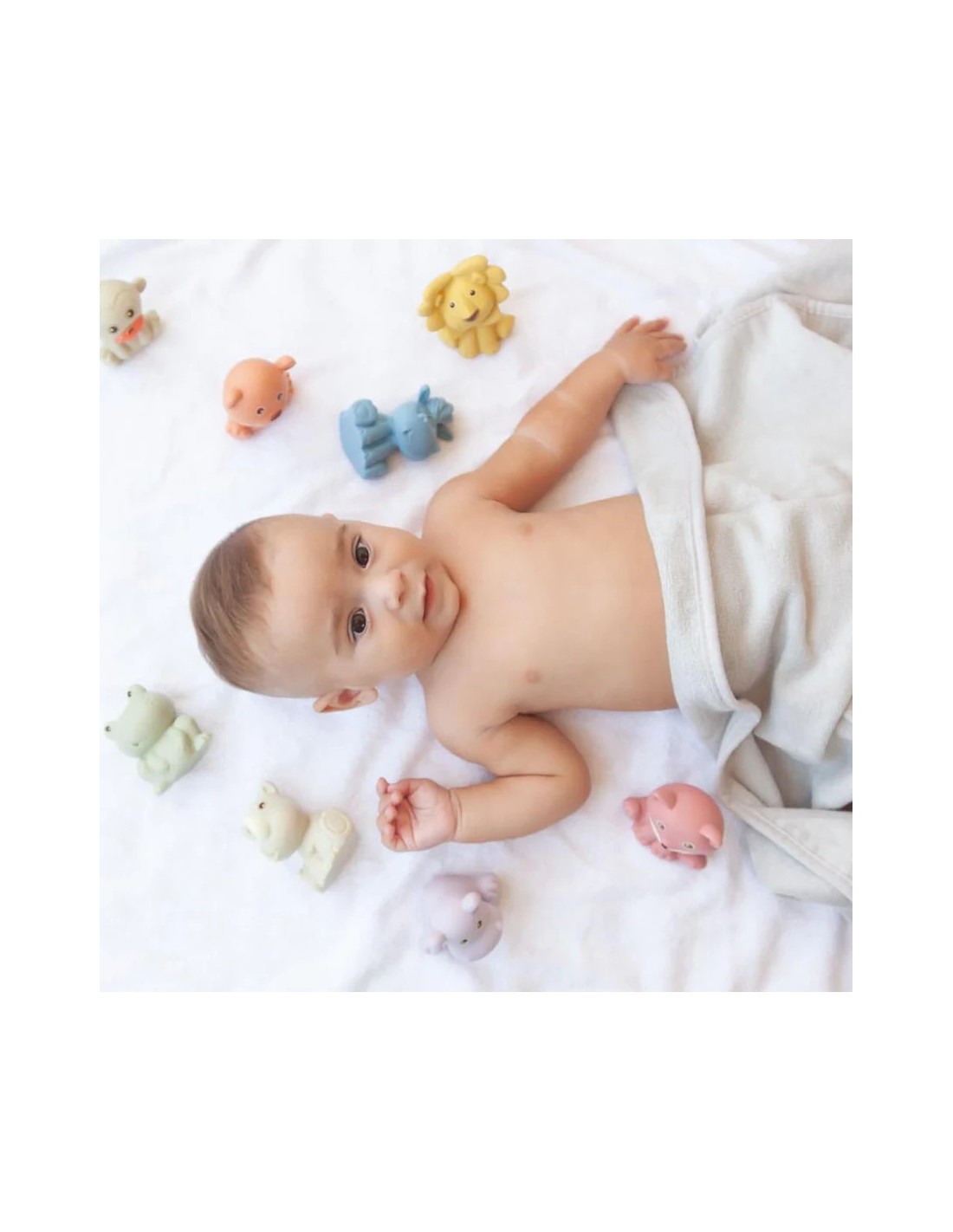 Kiokids Giocattoli da bagno ecologici 9 pezzi - shopincasa.it