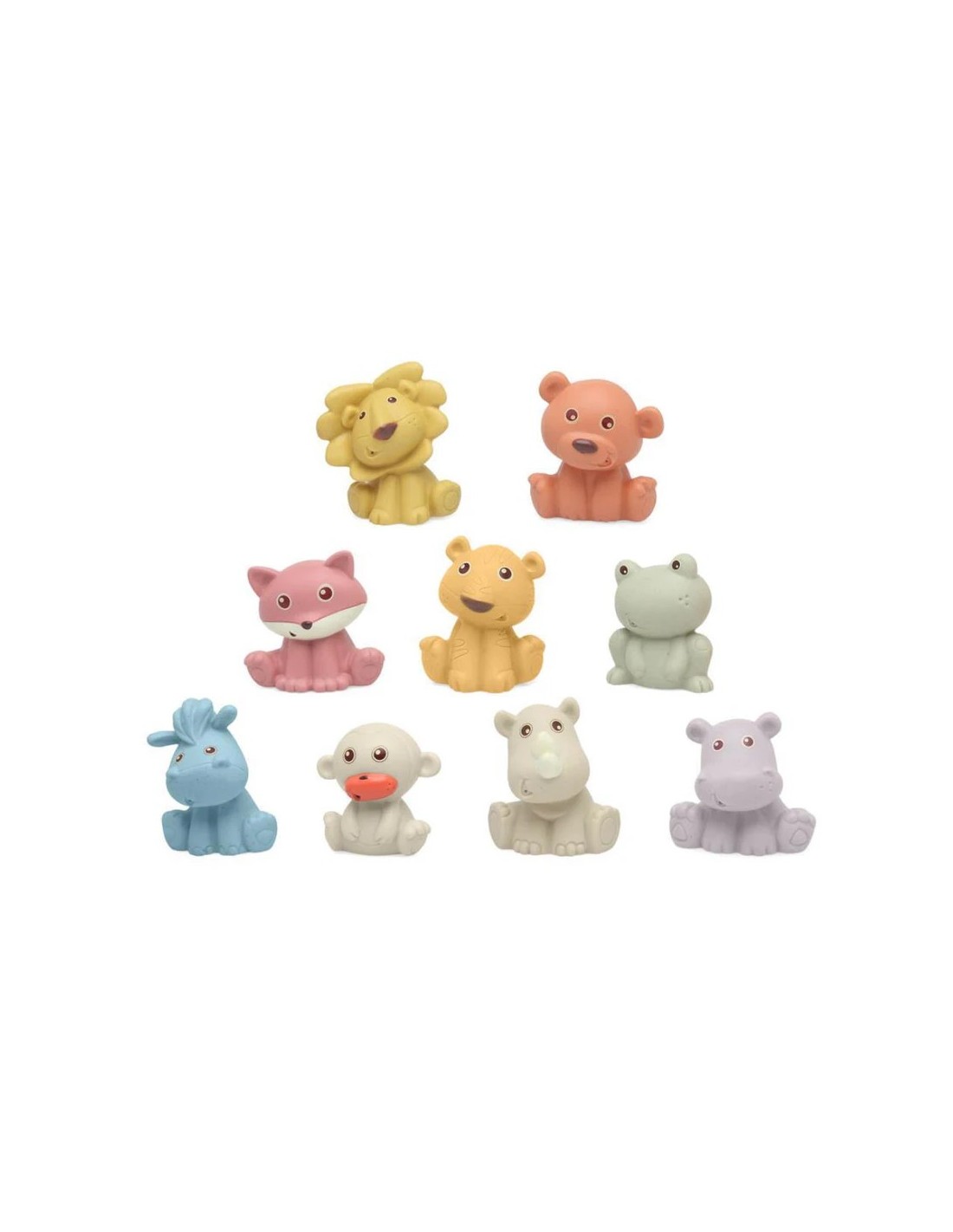 Kiokids Giocattoli da bagno ecologici 9 pezzi - shopincasa.it