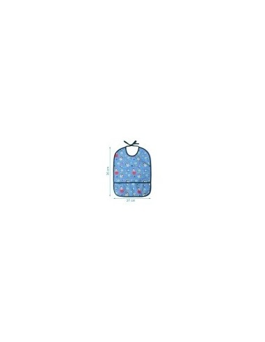 Bavaglino impermeabile blu per bambini - shopincasa.it