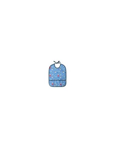 Bavaglino impermeabile blu per bambini - shopincasa.it