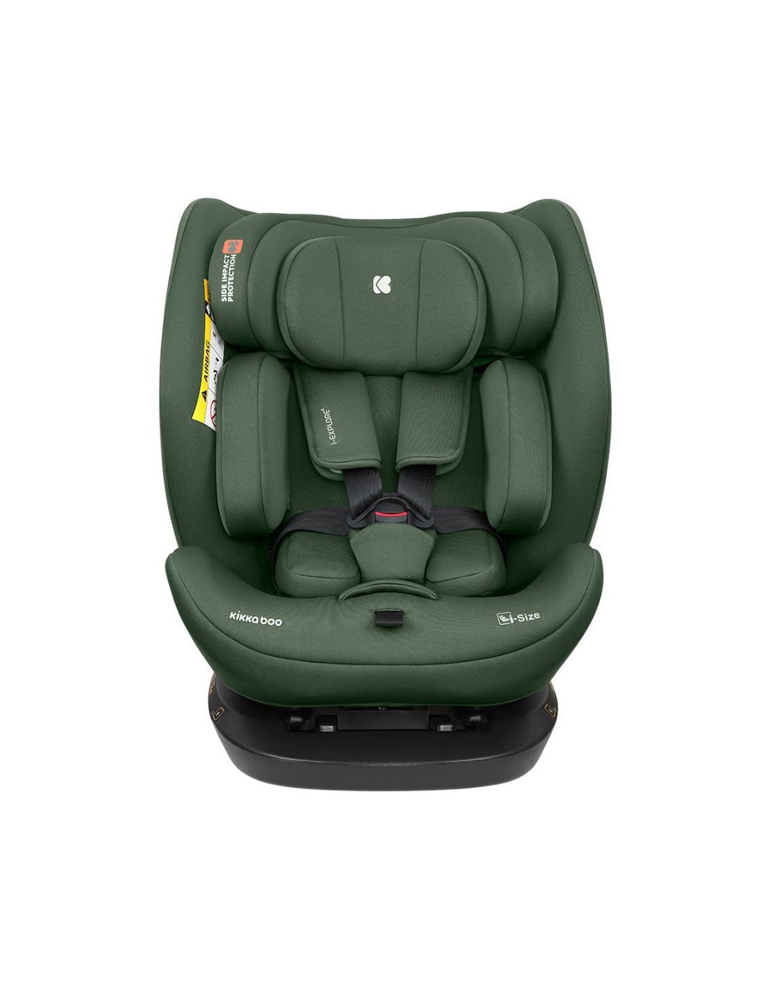 KikkaBoo Seggiolino auto 360° i-Explore 2 i-SIZE Army Green - shopincasa.it