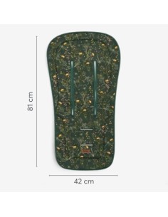 KikkaBoo Fodera traspirante 3D Mesh Secret Garden Green | shopincasa.it