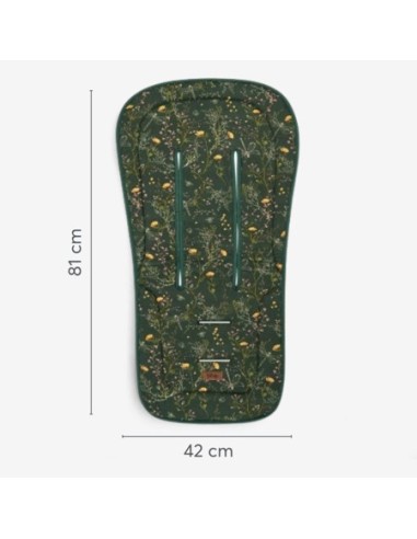 KikkaBoo Fodera traspirante 3D Mesh Secret Garden Green | shopincasa.it