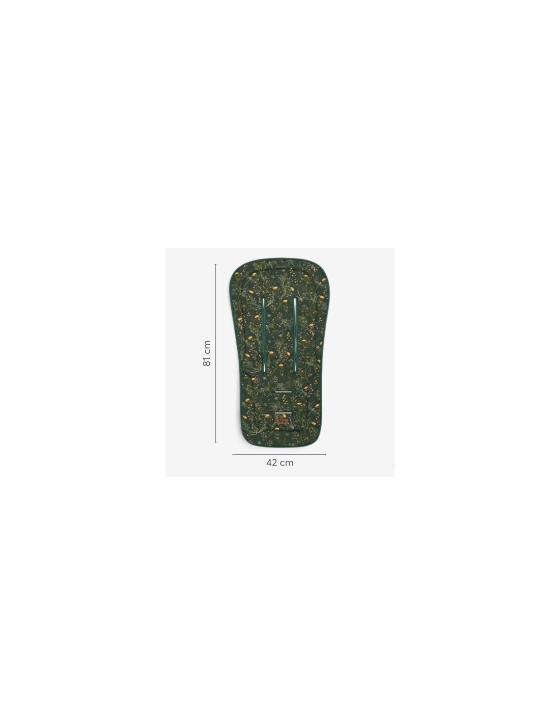KikkaBoo Fodera traspirante 3D Mesh Secret Garden Green | shopincasa.it