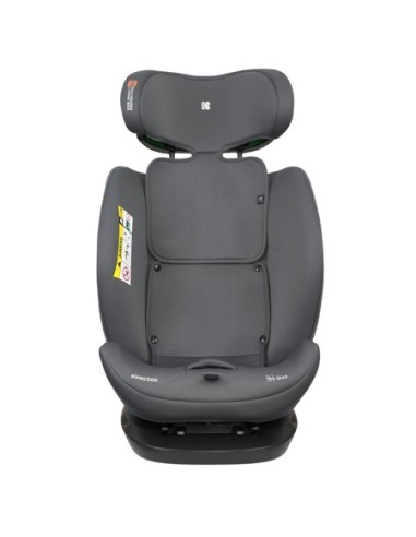 KikkaBoo Seggiolino auto 360° i-Explore 2 i-SIZE Grey - shopincasa.it